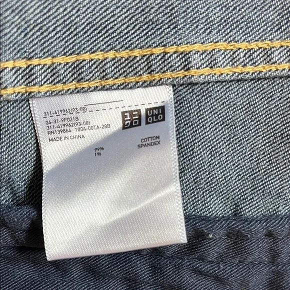Uniqlo Dark Blue Denim Jacket Like New Size Small - Picture 6 of 13